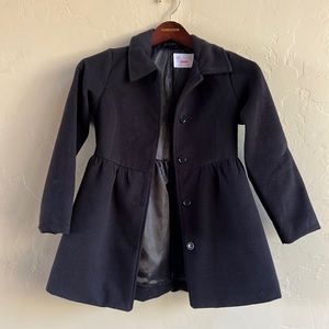 Children’s Place Black Swing Fleece Coat SZ M